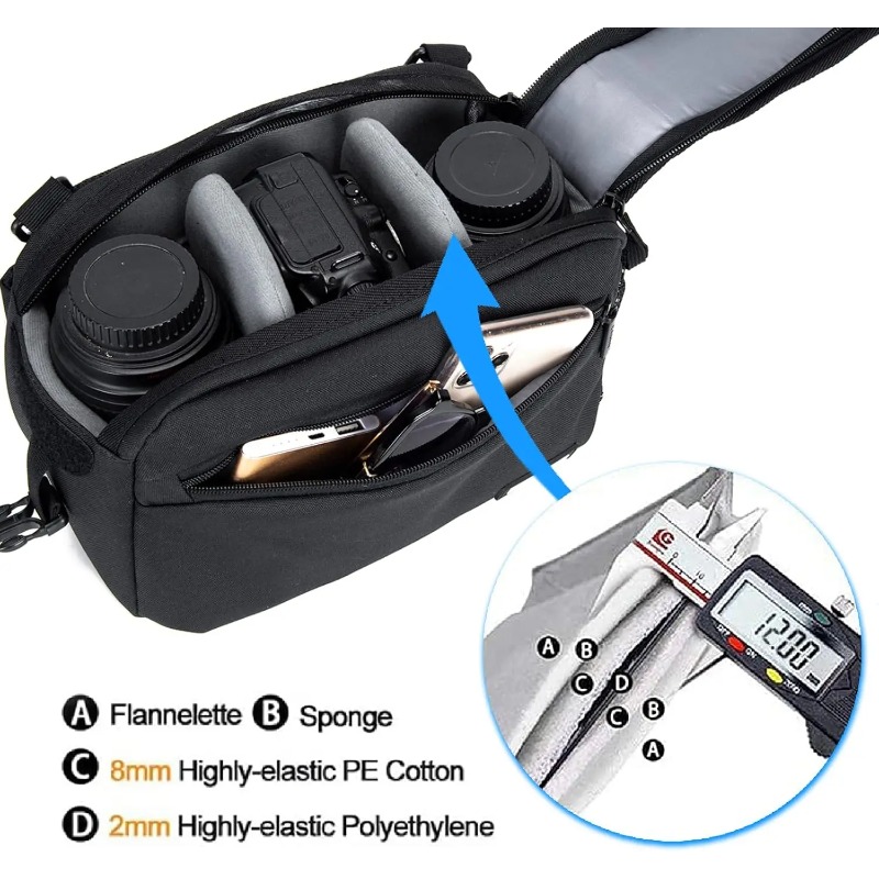 Waterproof One-Shoulder Sling  - Camera Bag Waterproof avis et prix