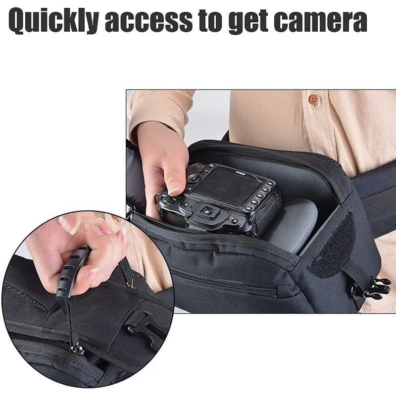 Waterproof One-Shoulder Sling  - Camera Bag Waterproof avis et prix
