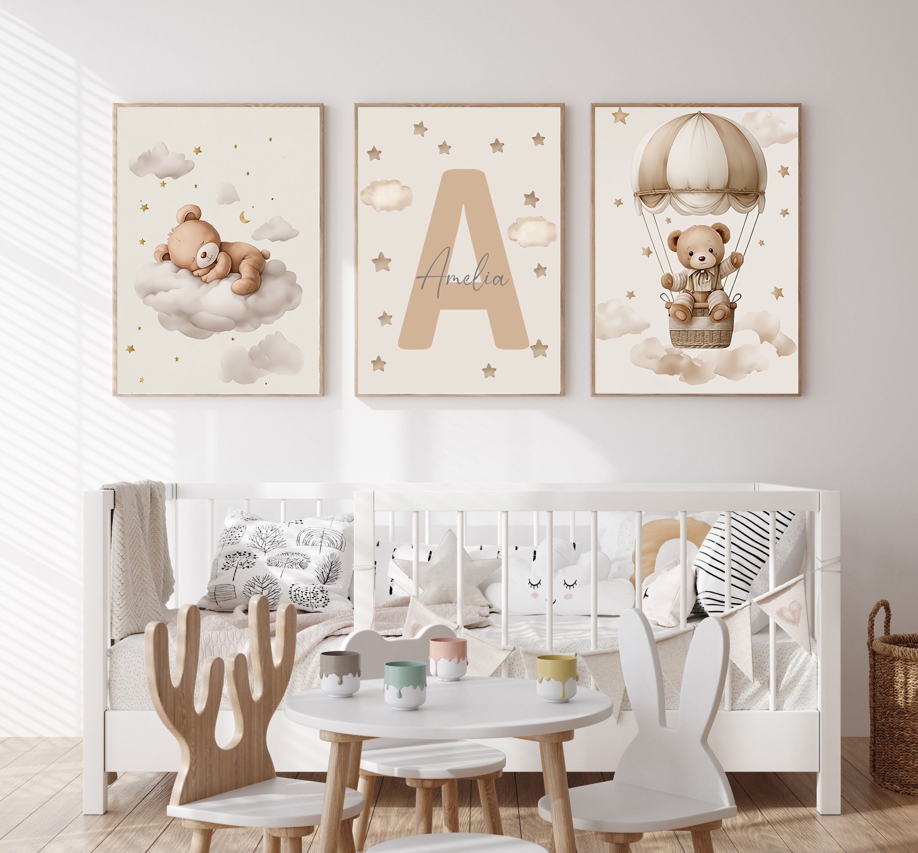 3pcs/set Bohemian Teddy Bear A - Photography Image avis et prix